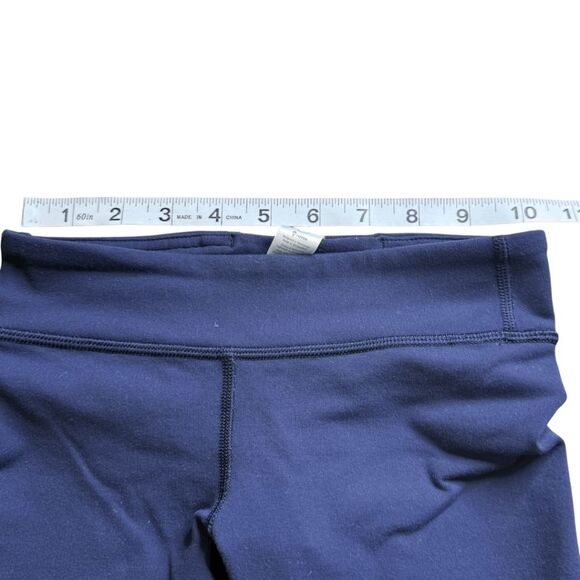 Ivivva Girl's High Waisted Active Pull On Stretch Skinny Leggings Blue Size 7 - Picture 6 of 8